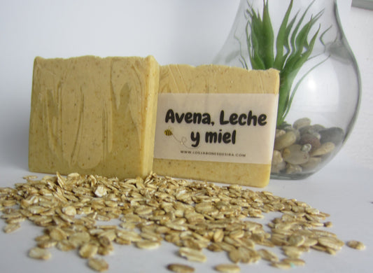 Jabón de Leche, Avena y Miel